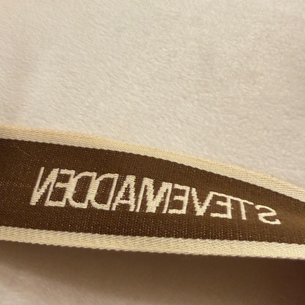 NWT Steve Madden Bwebber Straw Satchel Crossbody Bag - Cognac Brown  Vacation - Picture 16 of 16